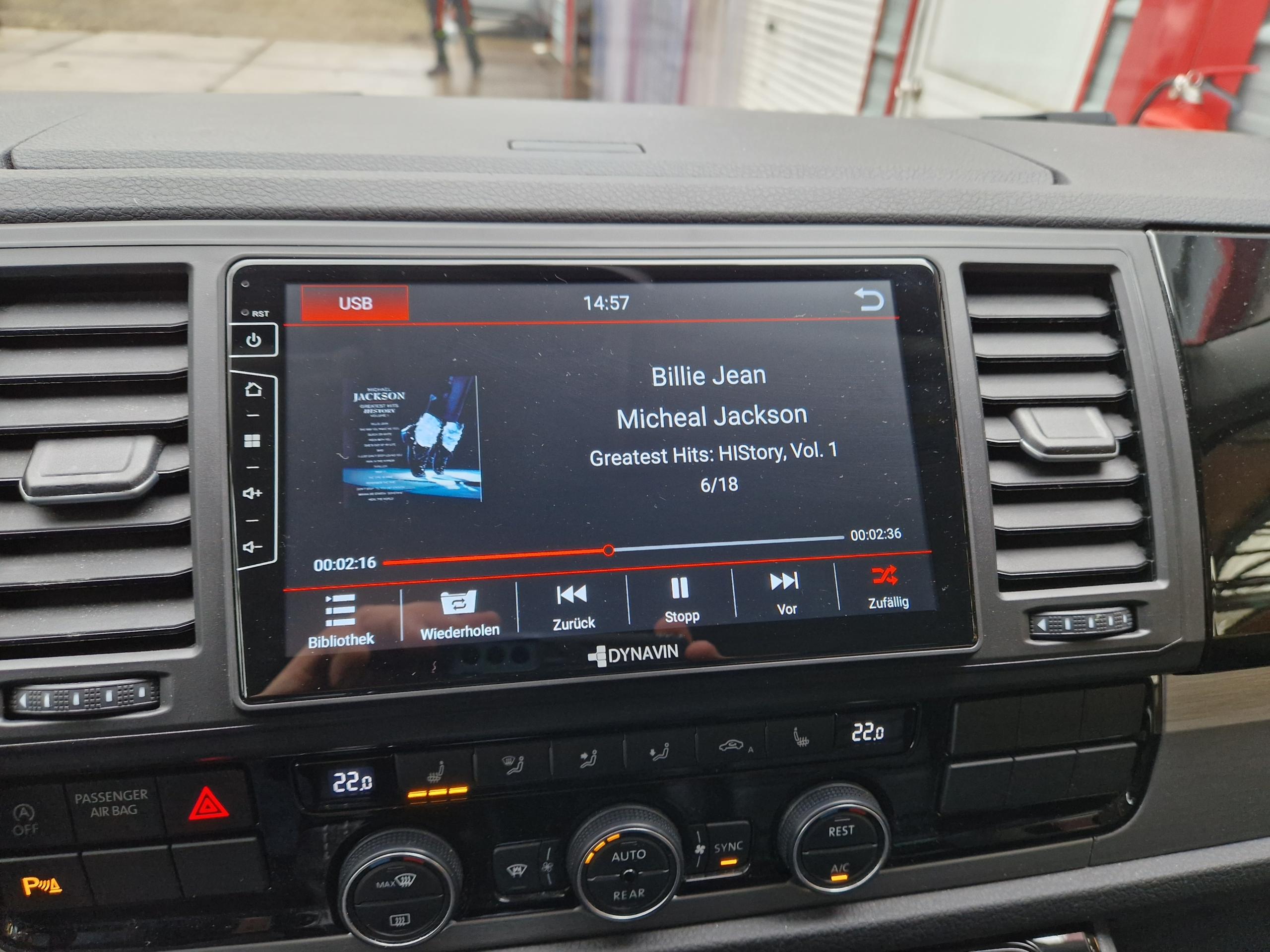 VW T6 Dynavin Radio mit Navi und Rückfahrkamera Mediaplayer